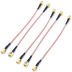 Factory Sales RF Coaxial Cable SMA to SMA Connector SMA Male to RP-SMA Male Jack RG316 Pigtail Cable 15cm