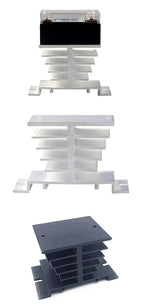 Single Phase Aluminum Heat Sink Dissipation Radiator I-50 Din rail Mount with for 10A 25A 40A Solid State Relay SSR