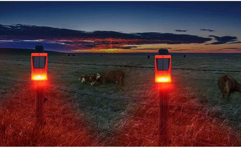 Multi-Function Solar PIR Motion Sensor Alarm Light Remote Control 129dB Siren For Home Garden Shed Caravan Farm Security Lamp
