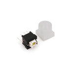 Honyone TS6-A Series Round Top 10mm Cap With LED 6+2 Pin DPDT PCB Mount Mini Push Button Switch