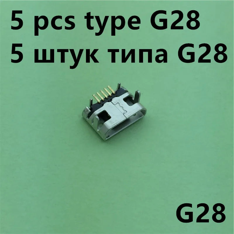 20Models Micro USB 5pin Female Connector For Mobile Phone Charging SMT Socket Data Jack Connector Port PCB Board Drop Shipping