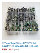 50pcs/lot 3296W Series 500R 1K 2K 5K 10K 20K 50K 100K 200K 1M Multi-turn Potentiometer 10K Variable Resistors with Box Set