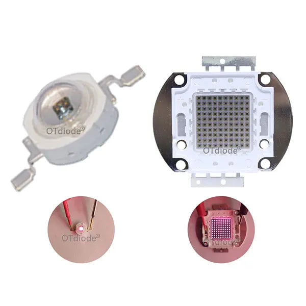 High Power LED Chip IR Infrared 850nm 3W 10W 20W 30W 50W 100W Emitter Diode COB Light Lamp Matrix 850 nm for Night Vision Camera