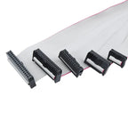 2.54mm Pitch FC-6/8/10/14/16/20/24/40/50/64 PIN JTAG ISP DOWNLOAD CABLE Gray Flat Ribbon Data Cable FOR DC3 IDC BOX HEADER