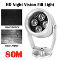 80m IR Distance LED Infrared Laser Fill Light 850nm Night Vision Camera Auxiliary Light Outdoor Waterproof CCTV Camera Fill Ligh