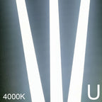 1-10 PCS LED Rigid Strip DC12V 50CM 20 Inch SMD5730 36LEDs U/V-Shaped Flat LED Aluminum Channel Rigid Strip for Indoor Lighting