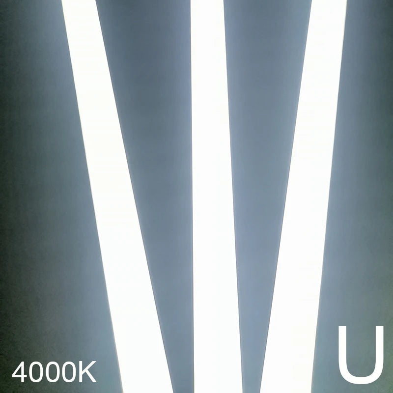1-10 PCS LED Rigid Strip DC12V 50CM 20 Inch SMD5730 36LEDs U/V-Shaped Flat LED Aluminum Channel Rigid Strip for Indoor Lighting