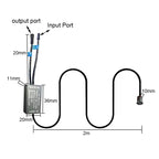 Customizable DC 12V 24V Wardrobe Closet Lighting Dupont Power Supply Specialized Touch Function Hand Sweep Function Human Sensor