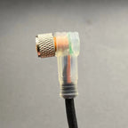Cloweit M8 3 4 Pins PVC LED IP67 Sensor Cable Connector Type A Socket Plug 2m Waterproof Male&Female Straight Angle Flange