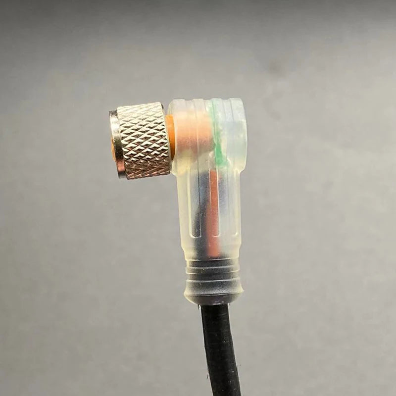 Cloweit M8 3 4 Pins PVC LED IP67 Sensor Cable Connector Type A Socket Plug 2m Waterproof Male&Female Straight Angle Flange
