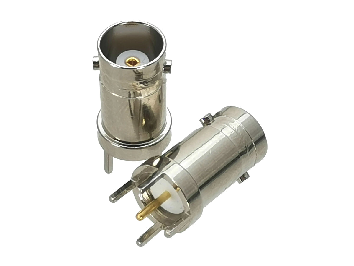 1Pcs BNC Male plug & Female jack Nut Bulkhead & Chain Solder PCB Mount & Panel Mount RF Coaxial Adapter connector