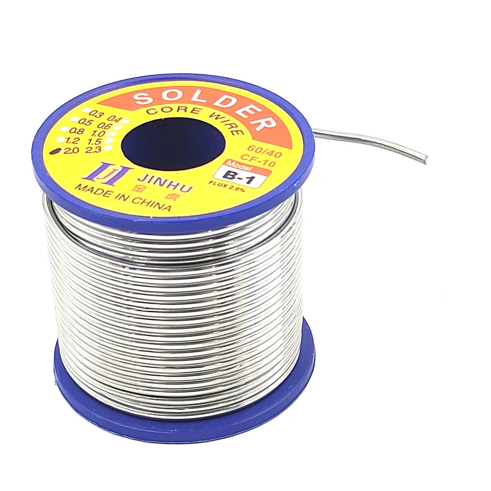 500g 60/40 B-1 0.5mm-2.0mm No-clean Rosin Core Solder Wire with 2.0% Flux and Low Melting Point for Electric Soldering Iron