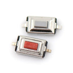 20Pcs 3*6*2.5mm 2Pin SMD Red/White Push Button Switch Microswitch Tact Switch 3X6X2.5 Car Remote Control Key Button Switch