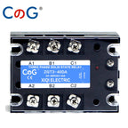 CG 3 Phase 10A 25A 40A DA 60A 80A 100A 150 200A Three Phase SSR 3-32V DC Control 24-480V AC Solid State Relay SSR AC Three DC-AC