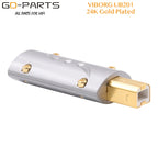Viborg HI-END USB2.0 USB Plug Connector Type A B HiFi DIY DAC USB Cable 24K Gold Plated Bronze UA201 UB201