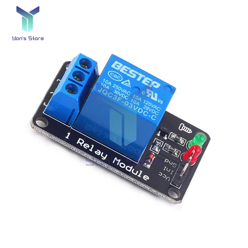 3V 3.3V 1/2/4 Channel Relay Module Low Level Trigger Liluminated Relay with Lamp Relay Output 4 Way Relay Module for Arduino