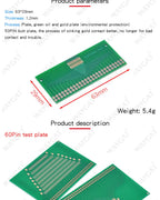 46Pin 50Pin 60Pin 2.0 0.4mm 0.5-1.0mm Pin Pitch TFT LCD SMD To DIP Adapter Board 2.54 pin space Pinboard Test Module FPC PCB