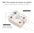 Big Sale GEYA Single Phase Solid State Relay SSR 40DA/60DA/80DA/100DA DC control AC with Pastic Cover 100A SSR DA
