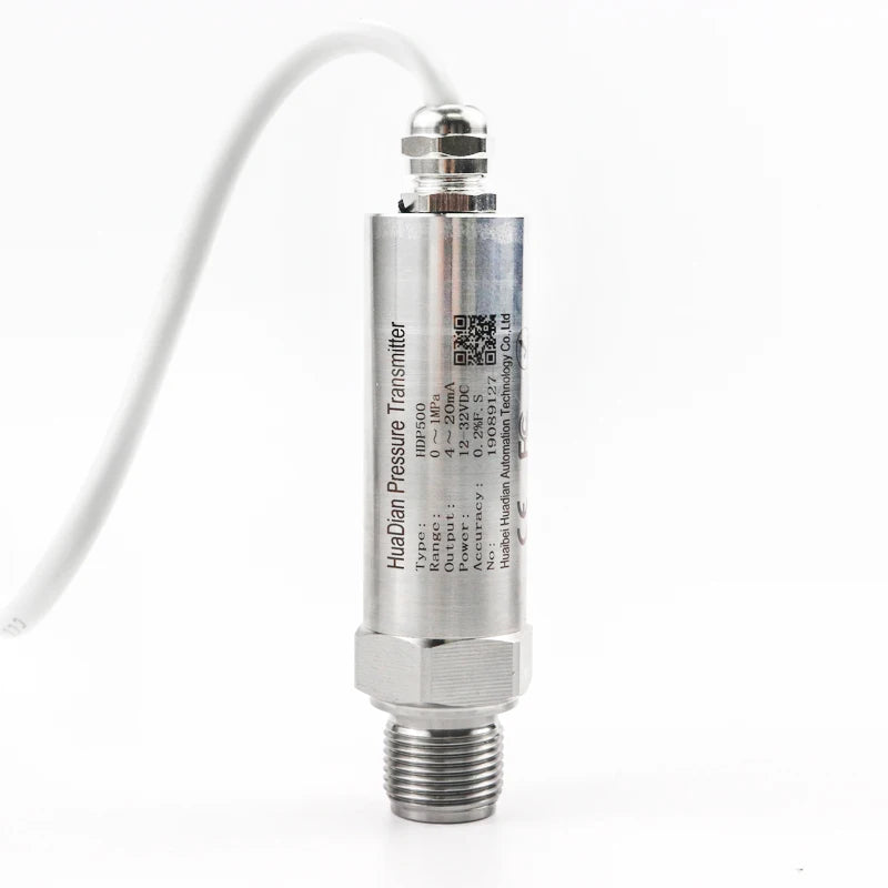 IP68 Waterproof 24Vdc G1/2 Pressure Sensor Transmitter Transducer 1.2 MPa 1M Cable For Water Gas Oil