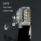 Xintylink RJ45 CAT6 Connector SFTP FTP STP Ethernet Cable Plug CAT5E CAT5 RG RJ 45 Network CAT 6 Metal Shielded Jack LAN 50U/6U