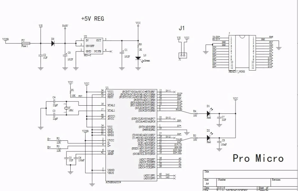 MICRO/MINI/TYPE-C USB ATMEGA32U4 Module 5V 16MHz Board For Arduino ATMEGA32U4-AU/MU Controller Pro-Micro Replace Pro Mini