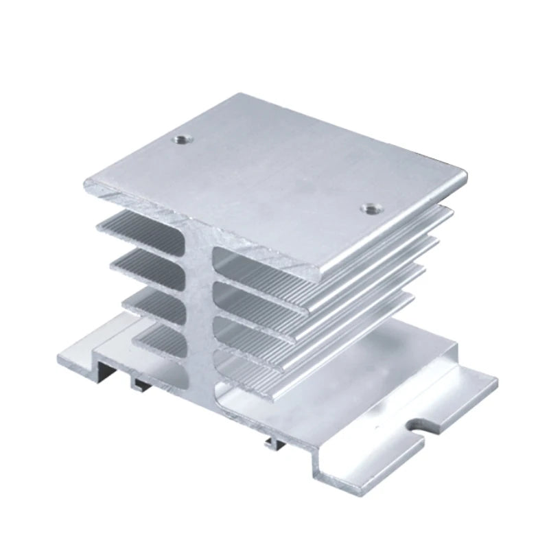 Slim Solid State Relay 10A 25A 40A Dc control Ac/ Ac control Ac Single Phase SSR Din Rail Mount Relays Module equipped Heat sink