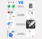 Cofoe 2 in 1 Digital Forehead & Ear Thermometer Non-Contact Medical Thermometer Baby/Adult  ±0.1℃ Temperature precise Measure