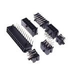 10/100Pcs 3.0mm Wafer Micro-Fit 3.0 Connector PCB Male Header Right Angle 2 4 6 8 10 12 14 16 18 20 22 24 Pin Board Solder 43045