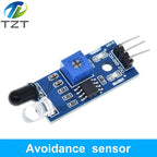 TZT Raspberry pi 2 3 the sensors module package HC-SR04 HC-SR501 DHT11 DS3231 KY-008 Sound Rain Soil sensors for arduino kit