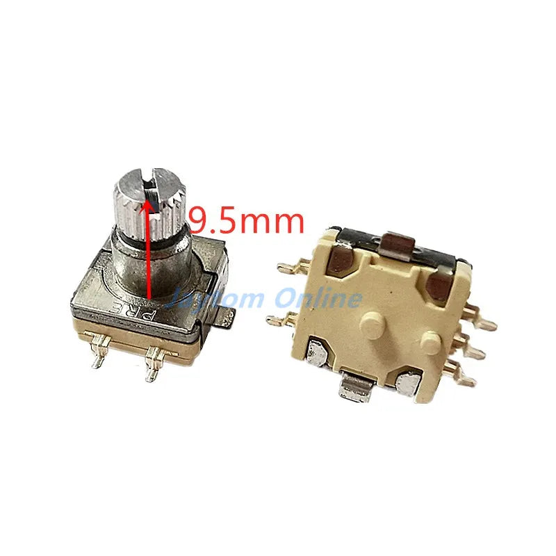 2pcs EC11 Rotary Encoder Code Switch With Push Button30 Position 360 Degree Infinite Rotation SMD 5pin Plum Shaft