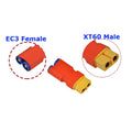 Amass Adapter XT60 to XT90 EC5 EC3 TRX T Deans XT30U Female Male Connectors 4.0mm Banana Plug RC Lipo Battery Control Parts DIY