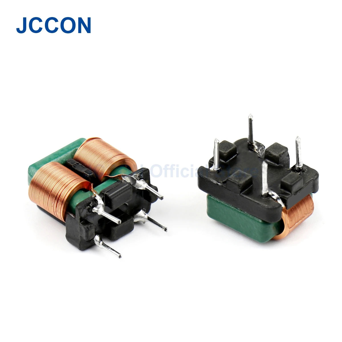 2Pcs Common Mode Inductance Millihenry High Current Flat Copper Wire Filter EMI Straight Pin Magnetic Toroidal Coil 2MH 5MH 8MH