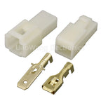 6.3mm 1 Pin DJ7011-6.3-11/21 Automotive Electrical Connector Cable Terminal Plug Kits Motorcycle Ebike Car Terminal Male Female