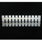 Plastic Terminal Block Wire Connector 5A 10A Dual Row 12 Positions Screw Terminal Block Cable Connector Electric Barrier Strip