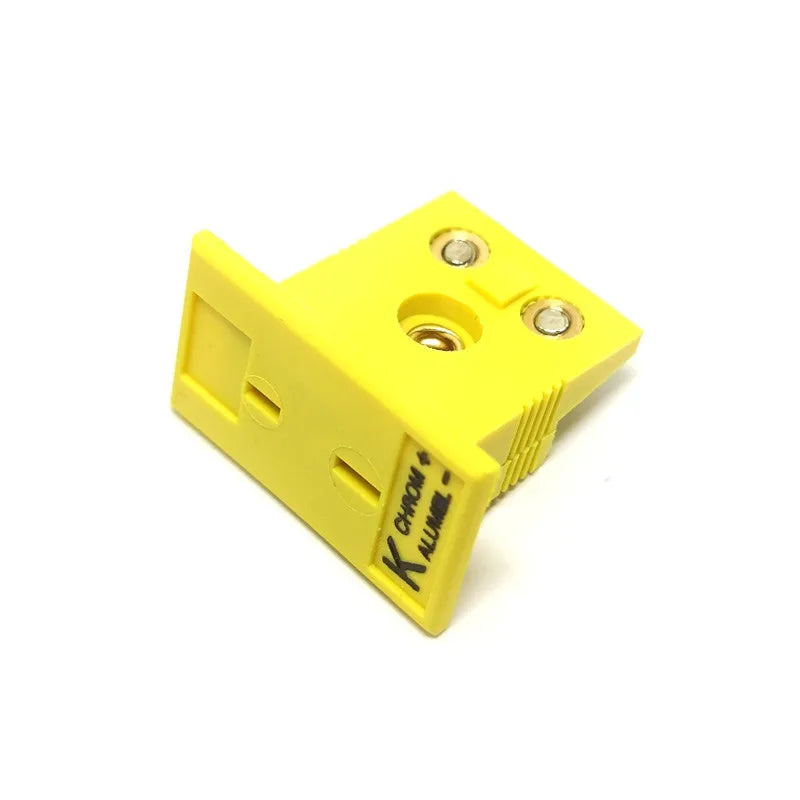 K Type Mini Female Panel Mount Thermocouple Connector