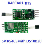 DC 3.7-25V DS18B20 RS485 RS232 TTL Modbus Rtu Temperature Sensor Remote acquisition monitor Digital Thermometer Module
