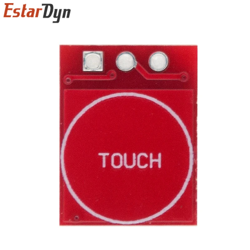 5Pcs TTP223 Touch Key Switch Module Touching Button Self-Locking/No-Locking Capacitive Switches Single Channel Reconstruction