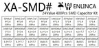 400Pcs/Lot 1UF~1000UF 10V-50V 24Value SMD Aluminum Electrolytic Capacitors Assortment Kit + Box