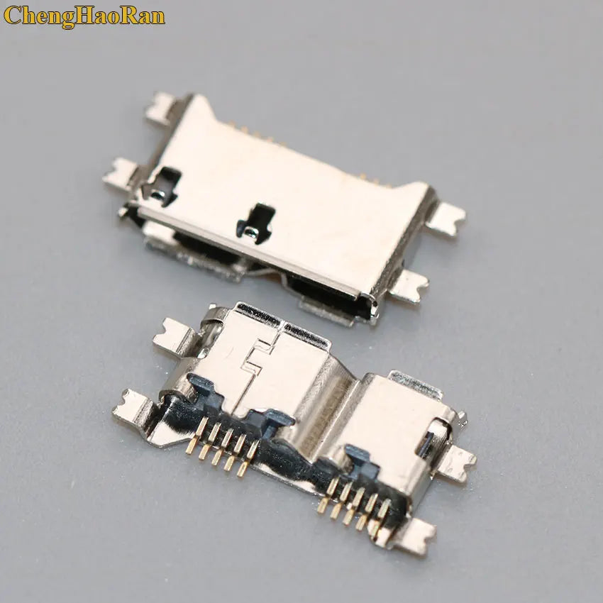 ChengHaoRan 2PCS Micro USB 3.0 Jack 10pin Female Sockect Tail Charging Port Mobile Hard Disk Interface Micro Connector