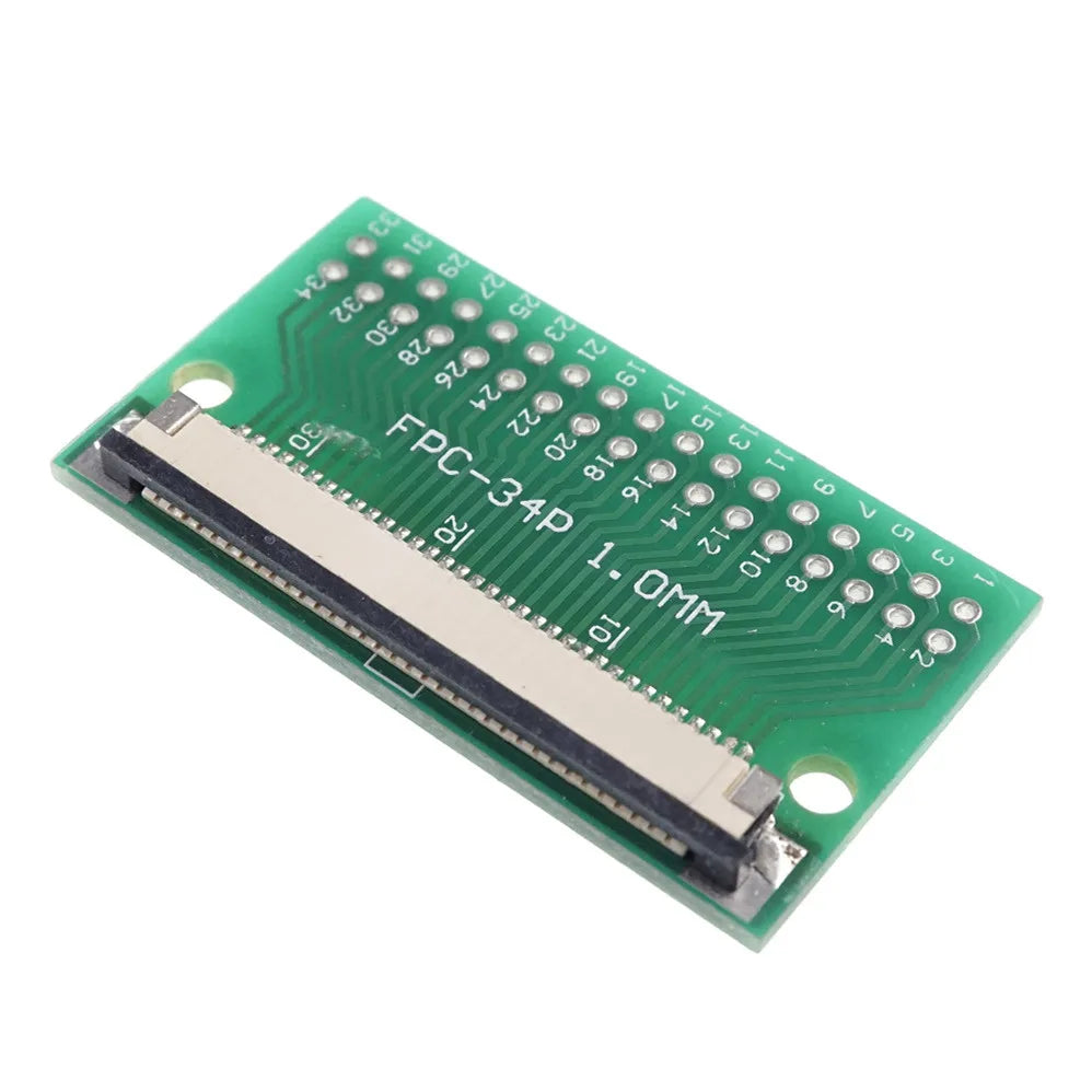 FPC FFC 4 6 8 10 12 15 16 20 24 30 34 40 50 60 Pin Adapter 1.0 MM to 2.54 X 2.54 mm Pitch Through Hole DIP PCB Converter
