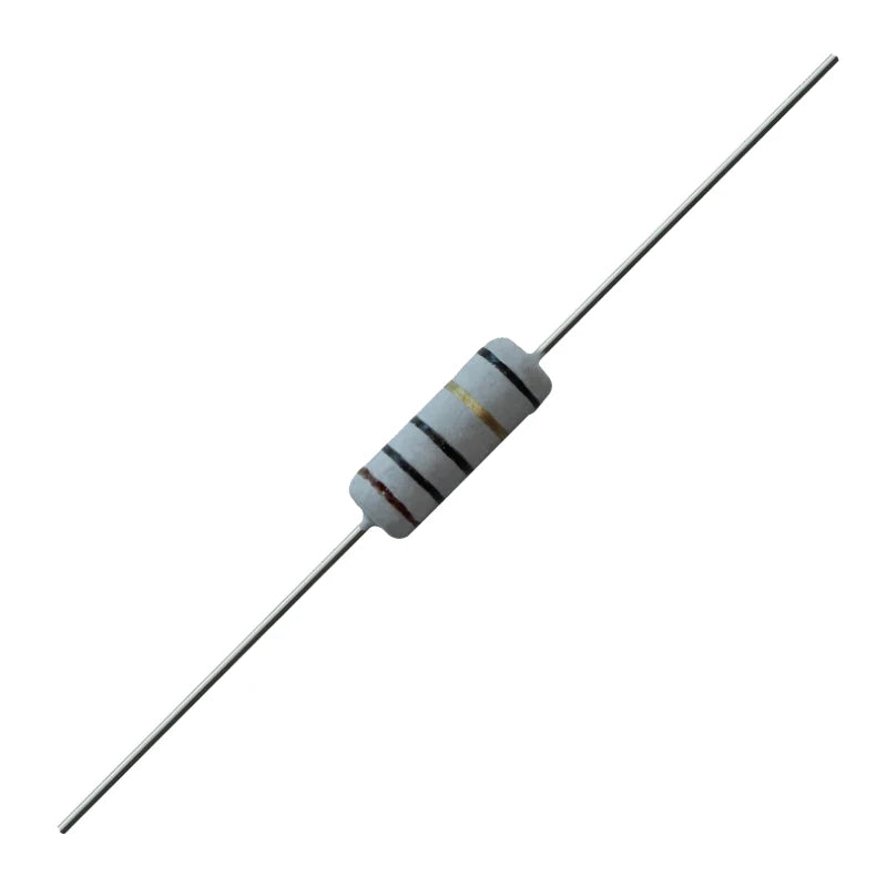 50pcs  1W Wire-wound Fuse Resistance Accuracy 5% 0.1 0.15 0.22 0.33 0.47 0.5 1 2.2 3.3 4.7 Ohm R Wire Wound Resistor 0.1R 0.15R