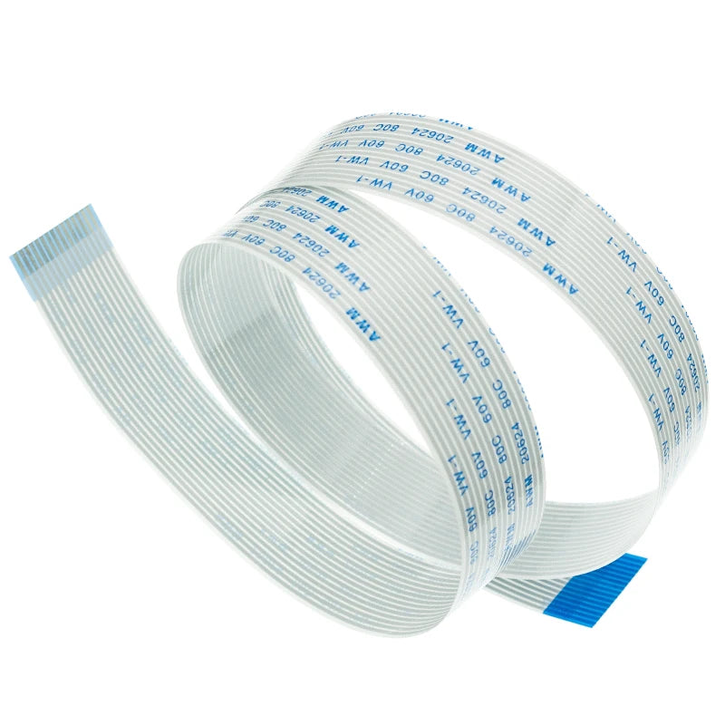 Flexcable for Raspberry Pi Model B+ 2M 1M 50CM 30CM 15CM 15 Pins Ribbon Flex Cable 15CM-200CM FFC 1.0mm AWM 20624 80C 60V VW-1