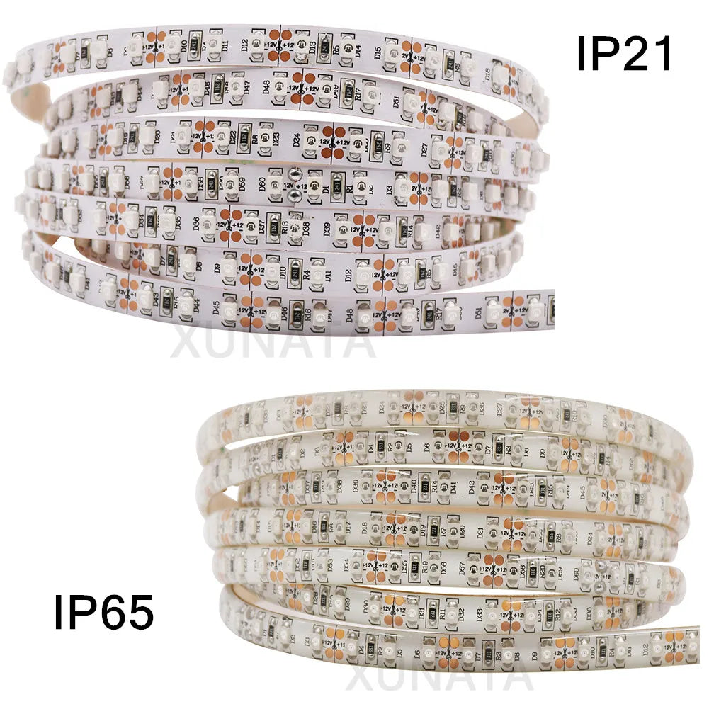 DC 12V LED Strip Orange Lighting SMD 3528 120leds/m 5050 60leds/m Flexible Tape Ribbon Lamp Led Strip Light 5m/lot