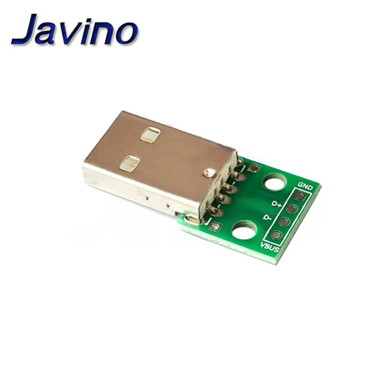 Type A USB Male To DIP 2.54MM PCB Board Power Supply DIY Adapter Converter Module 4 pin