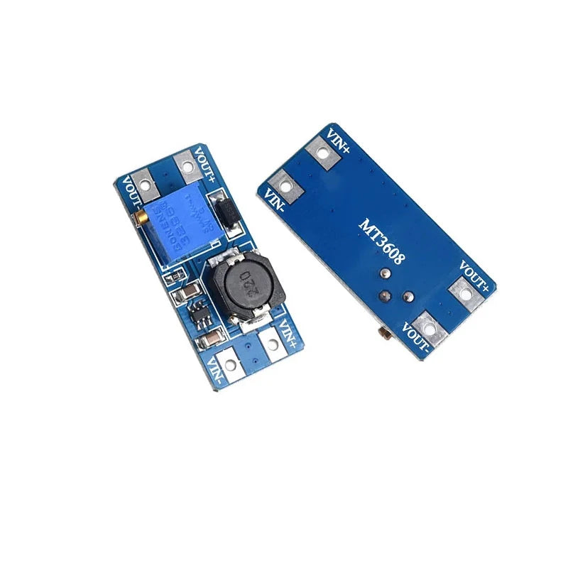 New MT3608 DC-DC Adjustable Boost Module Output 28V 2A Step Up Converter Booster With MICRO USB 2V-24V to 5V 9V 12V 28V