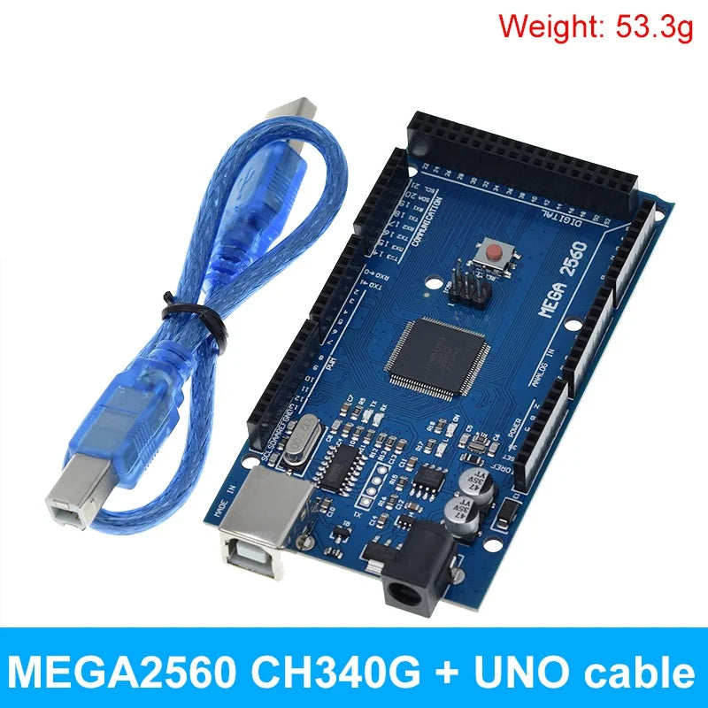 TZT Mega2560 ATMEGA16U2 / Pro Mini MEGA 2560 Mega+WiFi R3 ATmega2560 CH340G For Arduino Mega R3 Development Board ESP8266