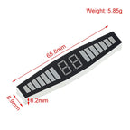 TZT 1/3PCS Reversing Radar Display 0.36 Connected Digital Tube LED Seven Segments Gongyang Green/Yellow/Red Three Colors