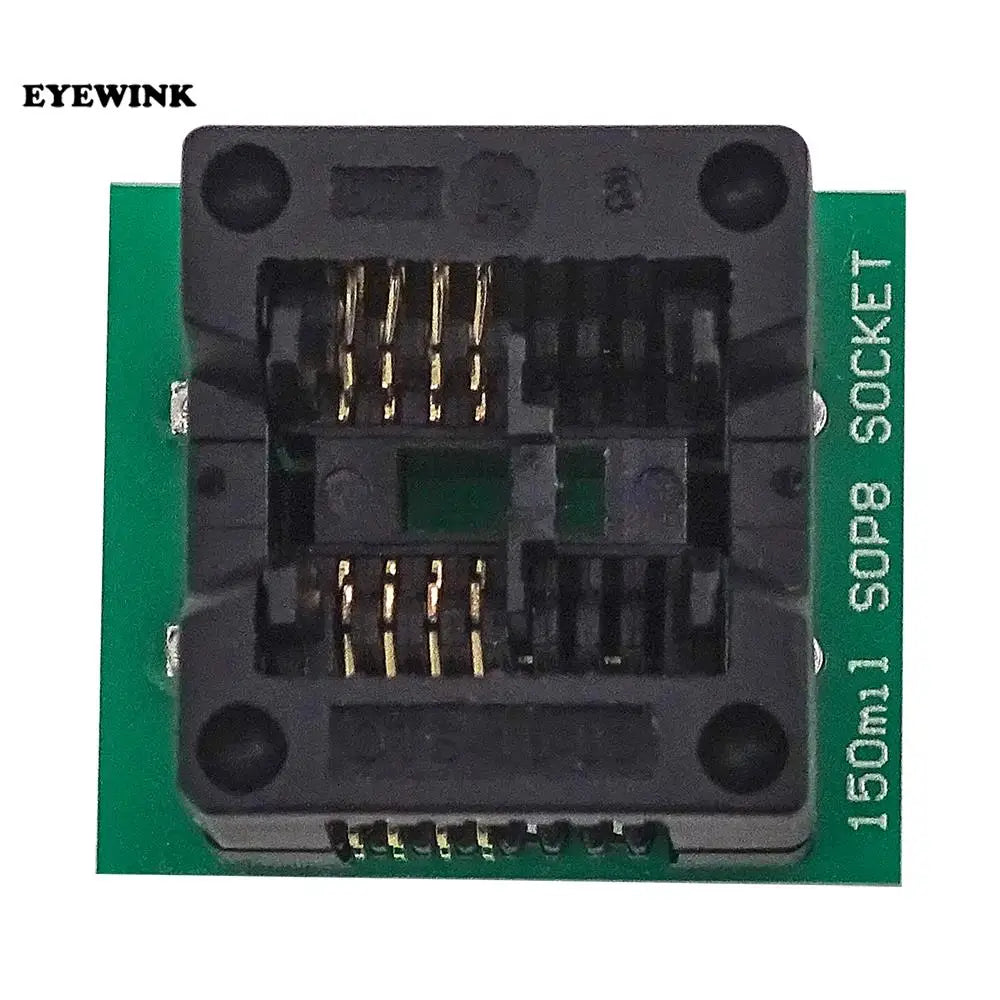CH341A 24 25 Series EEPROM Flash BIOS USB Programmer Module + SOIC8 SOP8 Test Clip + 1.8V adapter + SOIC8 adapter DIY KIT