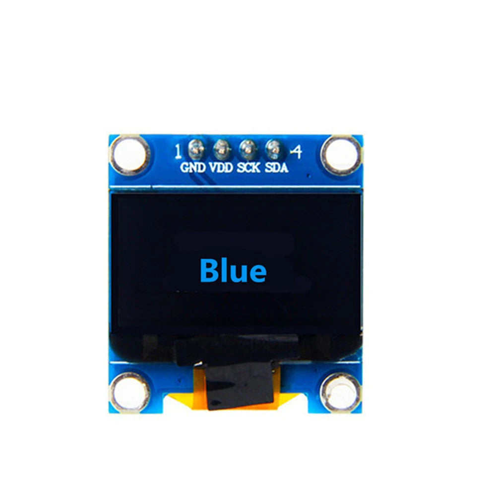 0.96 inch OLED SPI/IIC Serial White/Blue/Yellow OLED Display Module 128X64 I2C SSD1306 12864 LCD Screen Board GND VDD SCK SDA