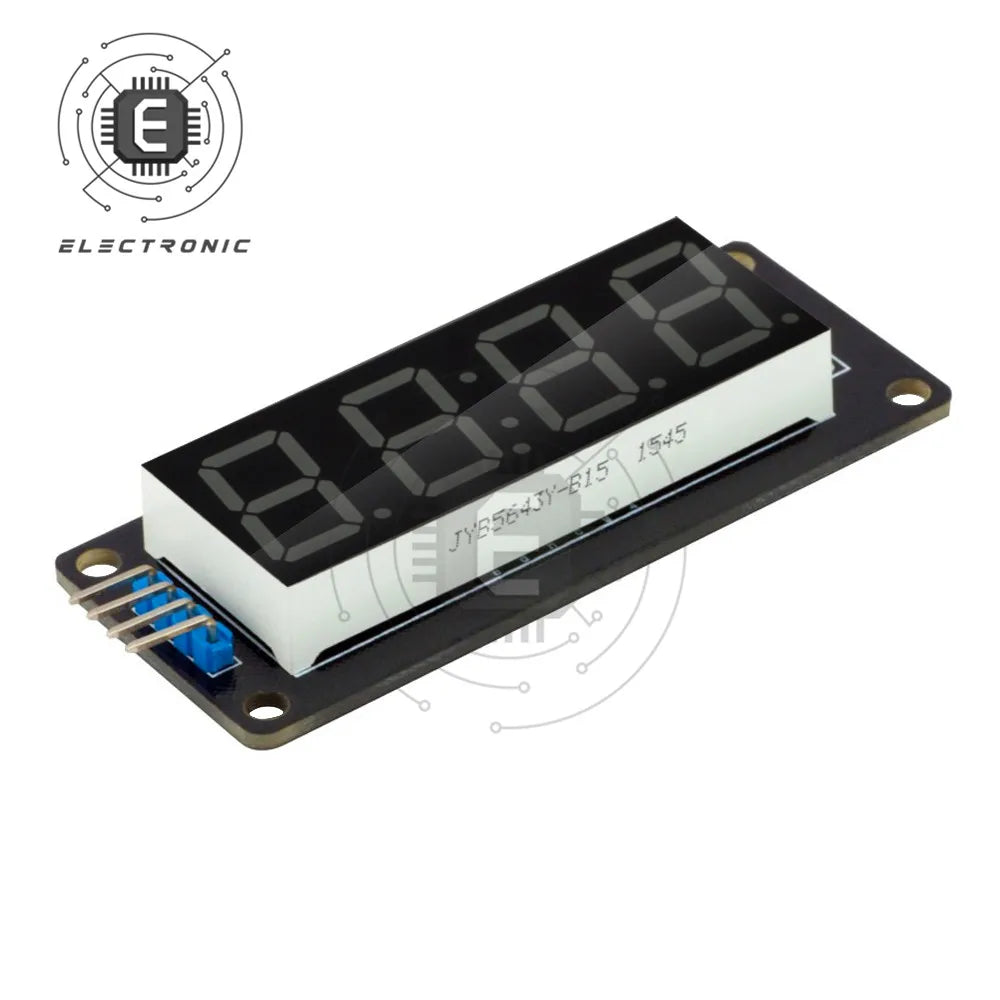 0.56inch TM1637 4-Digit LED Digital Display Tube Decimal 7-Segments Available in Multiple Colors